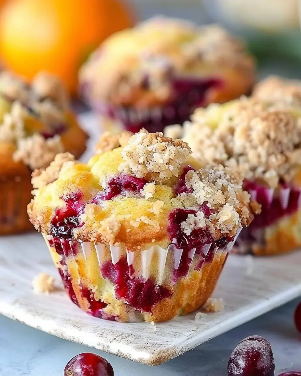 Cranberry Orange Muffins with Streusel Topping: A Delicious Treat