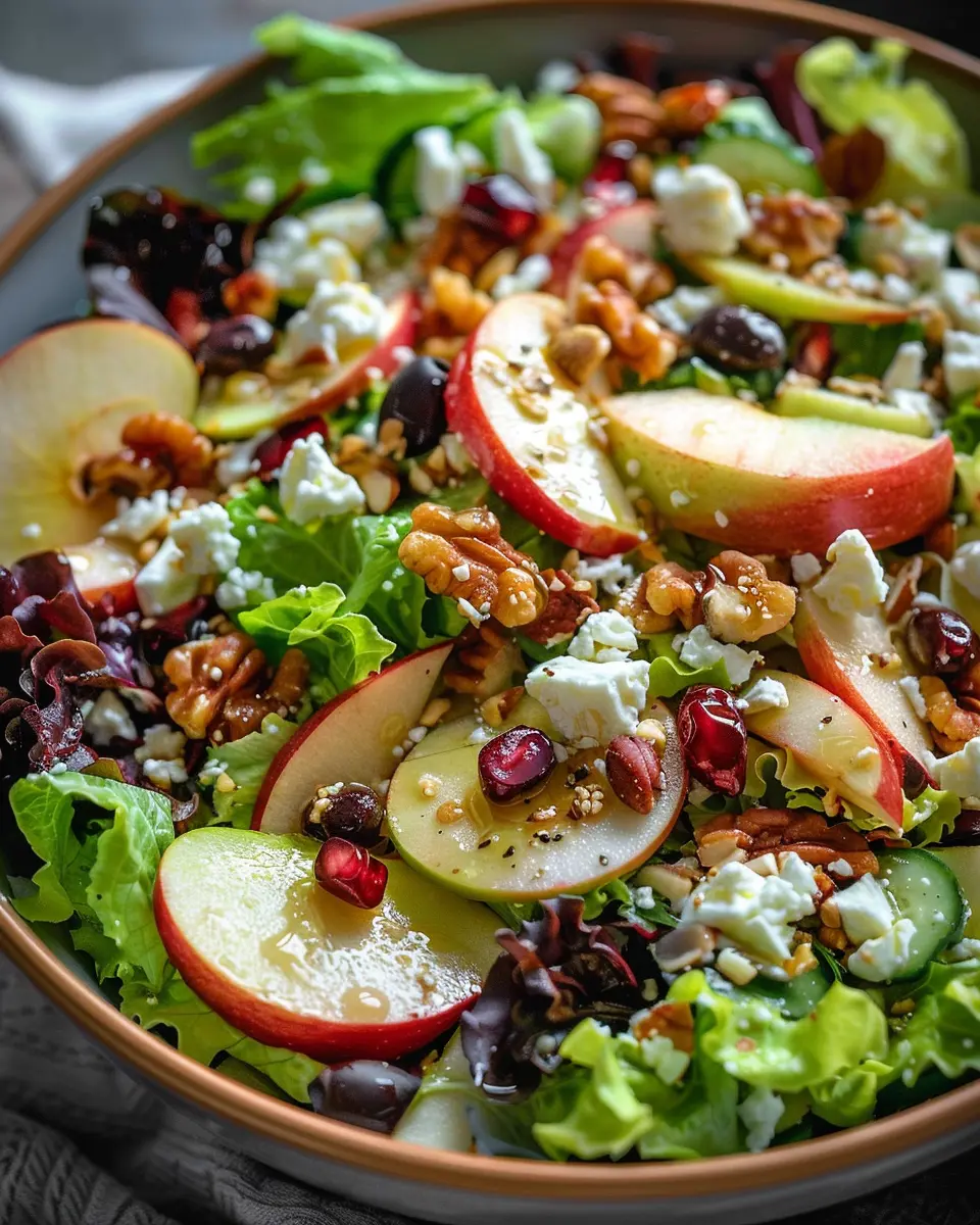 5 Fall Flavors Honeycrisp Apple Feta Salad That Everyone Will Love