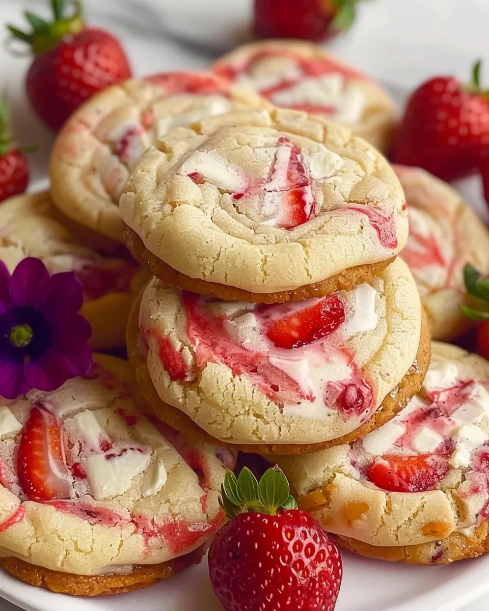 Strawberry Cheesecake Cookies Recipe: The Best Indulgent Treat