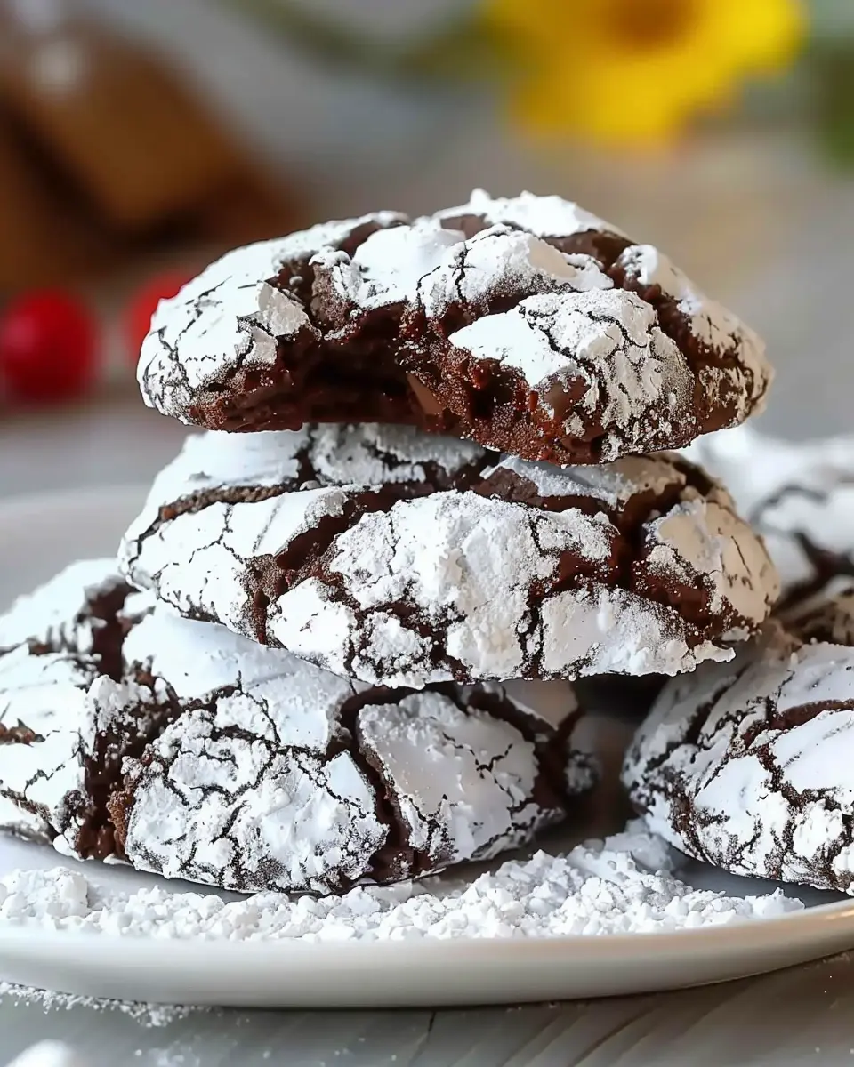 Mouthwatering Chocolate Cool Whip Crinkle Cookies: Easy Indulgence at Home