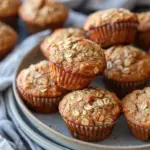 Maple Brown Sugar Oatmeal Muffins
