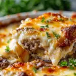 Low Carb Philly Cheesesteak Casserole