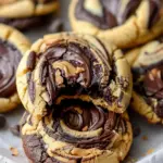 Peanut Butter Brownie Swirl Cookies