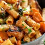 Garlic Butter Chicken with Rigatoni and Parmesan