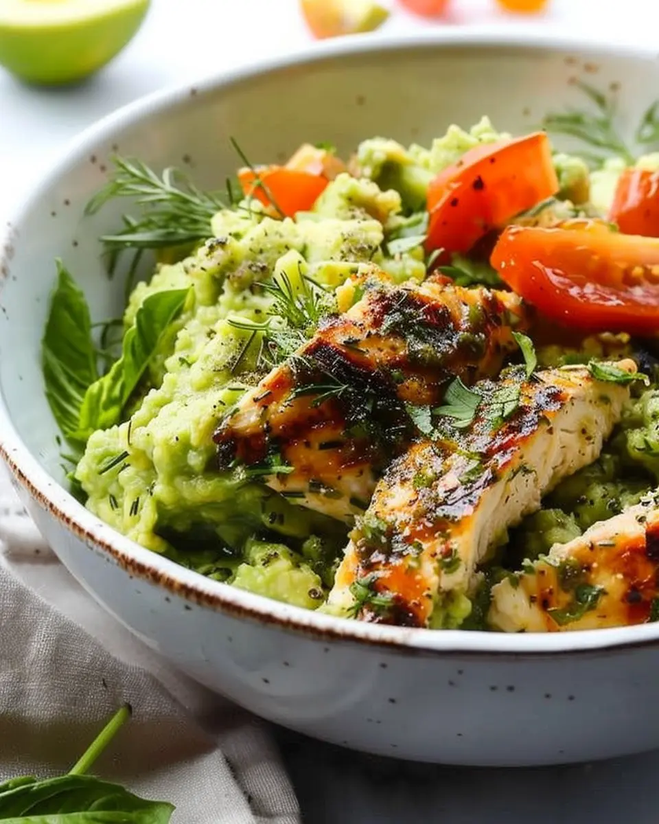 Healthy Mashed Avocado Chicken: A Quick and Delicious Meal Option