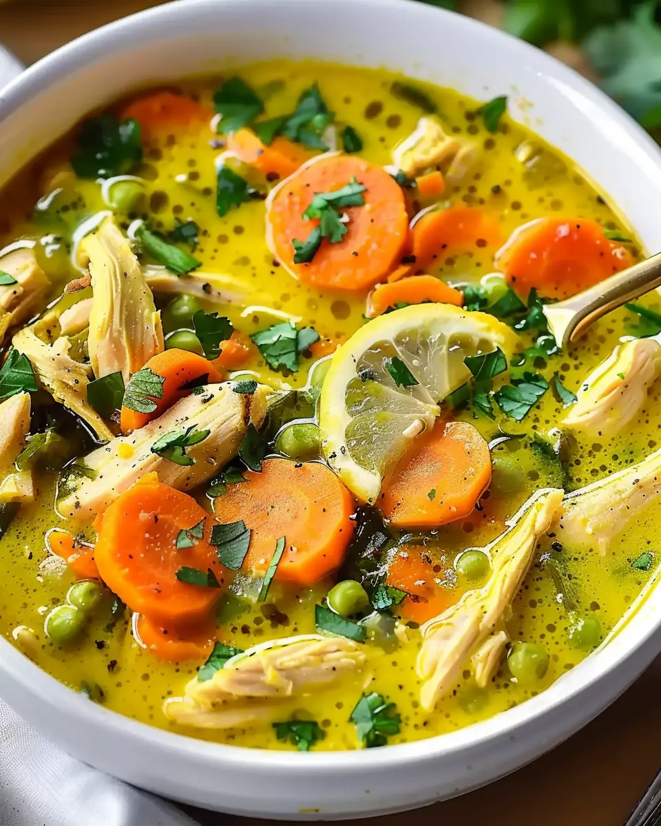 Anti Inflammatory Turmeric Chicken Soup for Cozy Wellness Nights