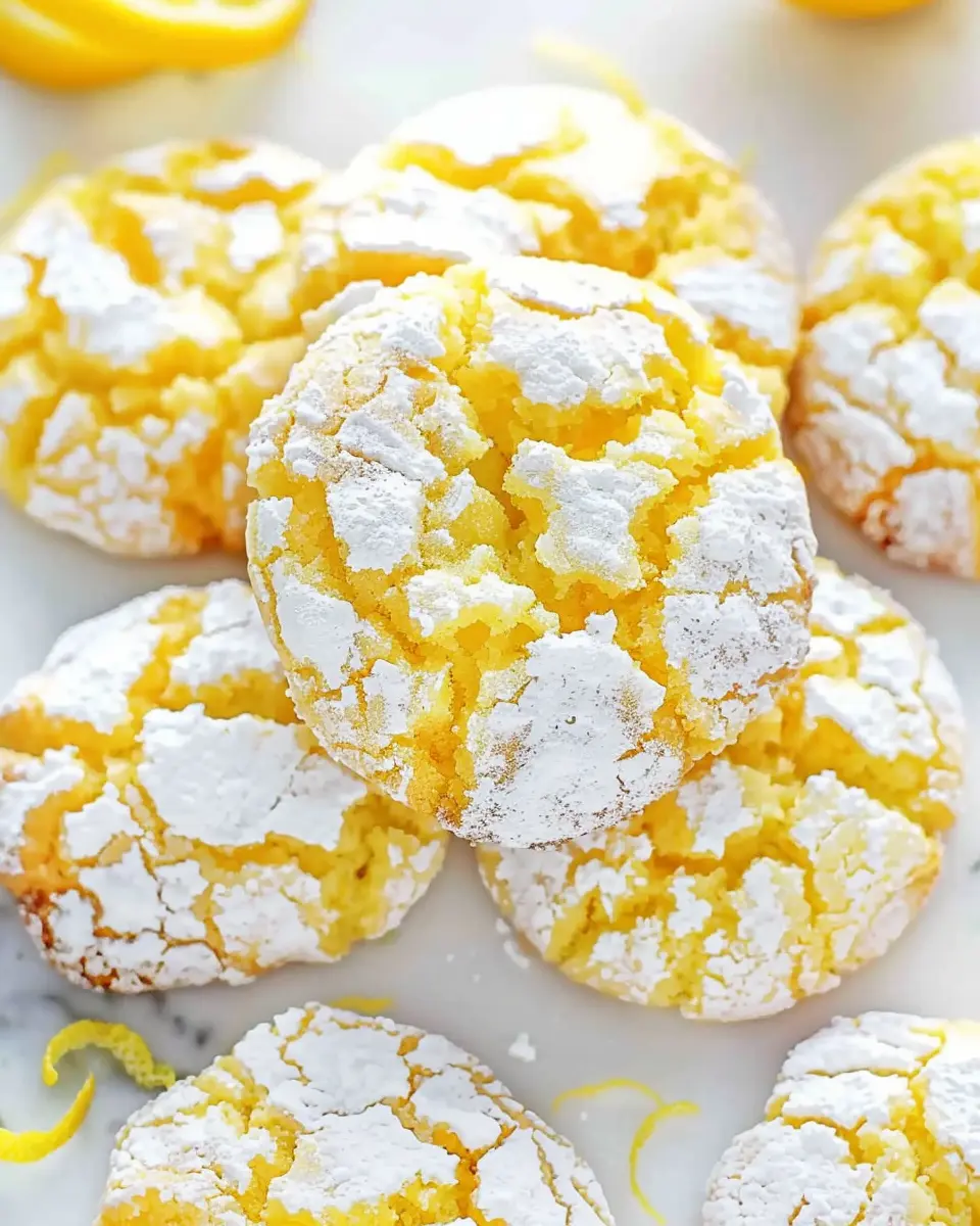 Lemon Crinkle Cookies: The Best Easy Recipe for Sweet Cravings