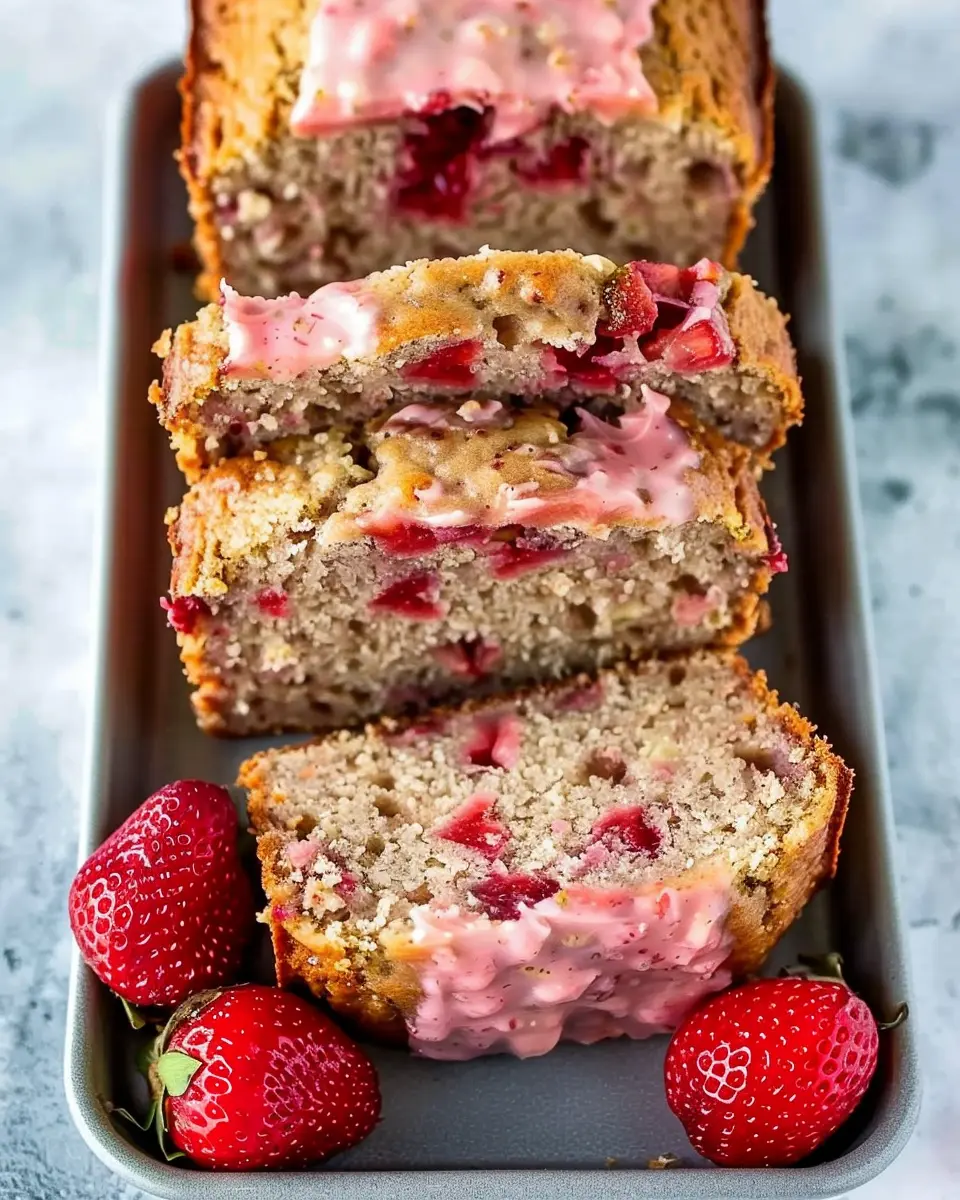 Strawberry Banana Bread Recipe: Easy, Moist, and Irresistible