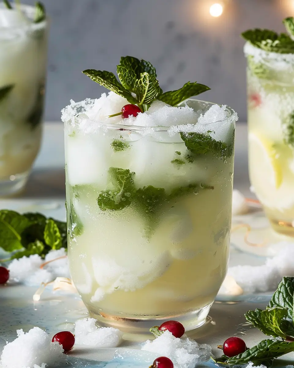 White Christmas Mojitos: Easy Festive Refreshment Recipe