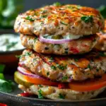 Greek Chicken Burgers