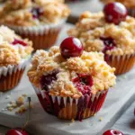 Cherry Cobbler Muffins
