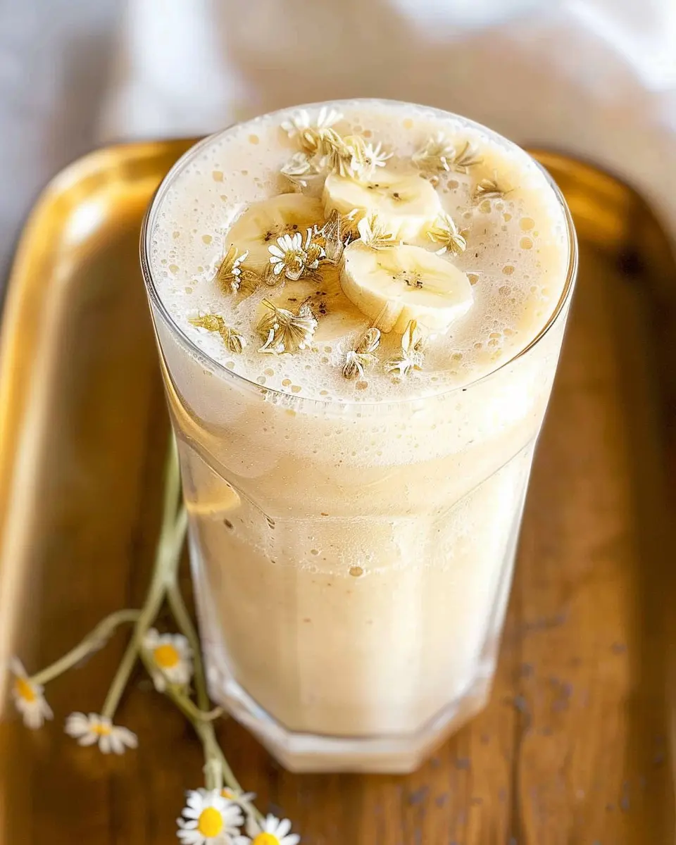 Banana Chamomile Tea Smoothie: The Best Relaxing Blend for You