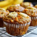 Morning Glory Banana Carrot Muffins