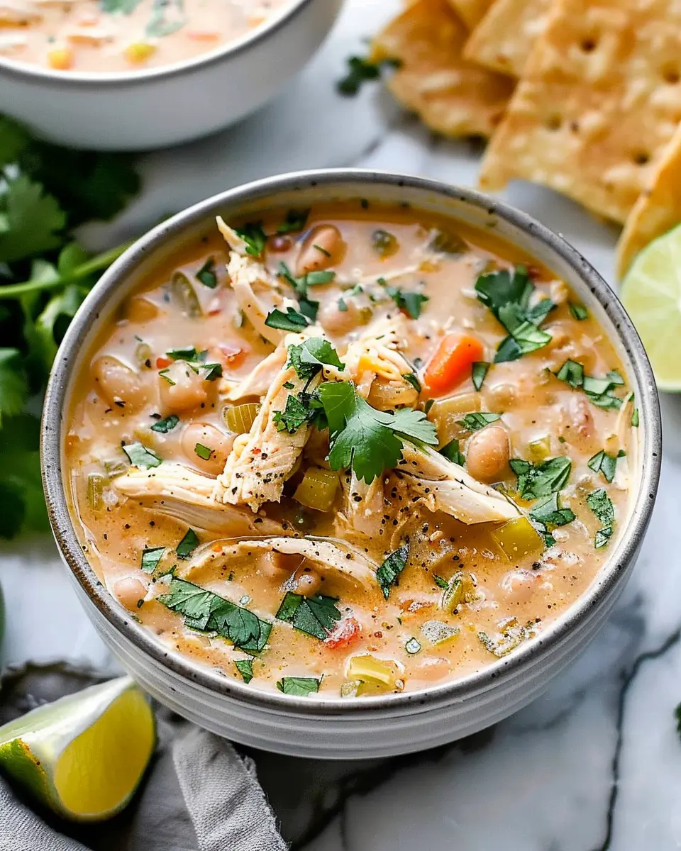 Healthy High Protein White Chicken Chili – Easy &amp; Flavorful Recipe