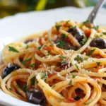 10-Minute Pasta with Olives.