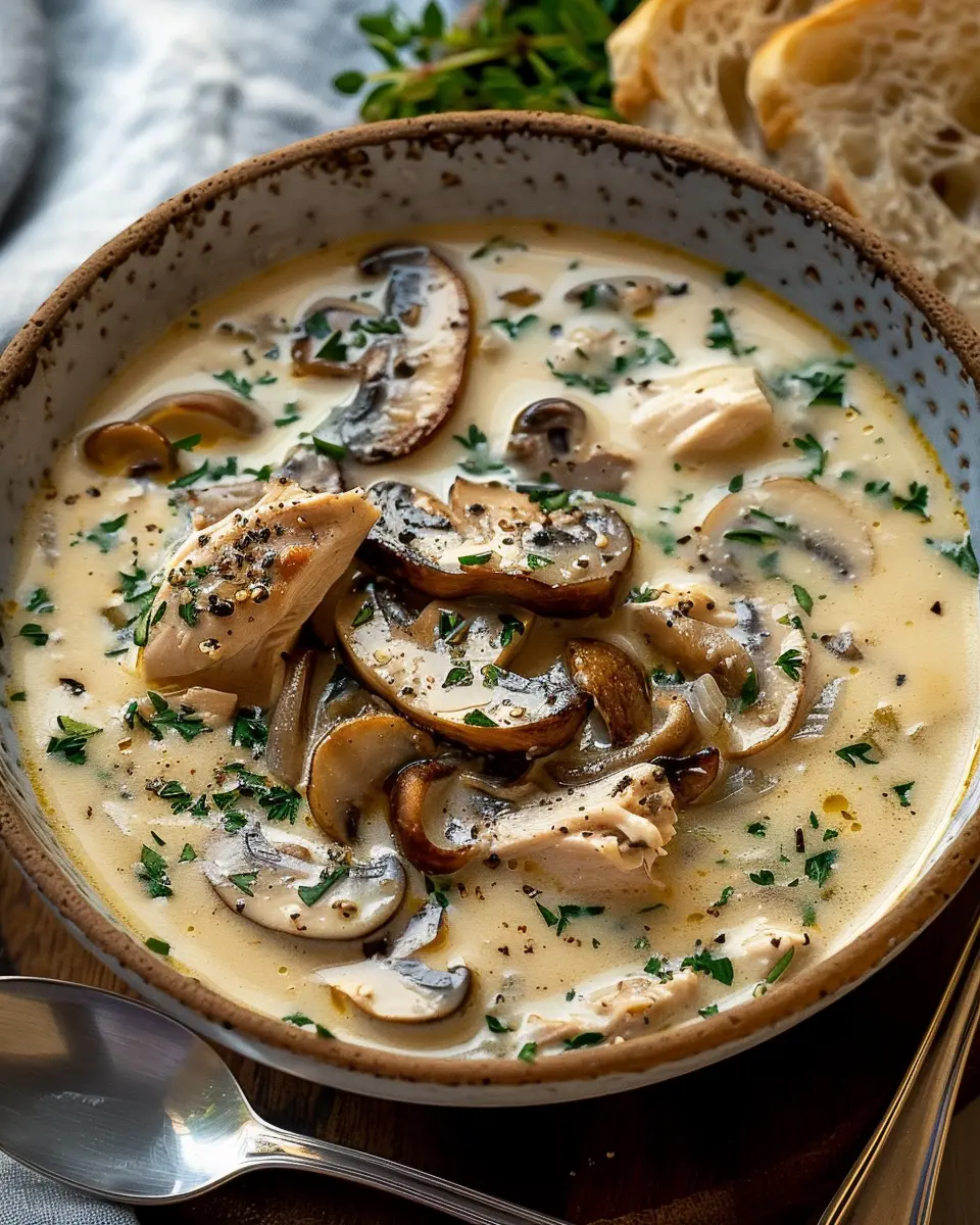Creamy Rotisserie Chicken Mushroom Soup: The Best Comfort Bowl