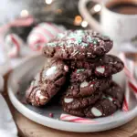 Easy Vegan Peppermint Mocha Cookies
