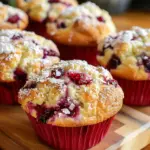 Cranberry Cream Cheese Delight Muffins
