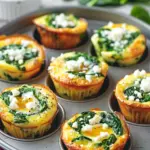 Egg Muffins with Spinach and Feta