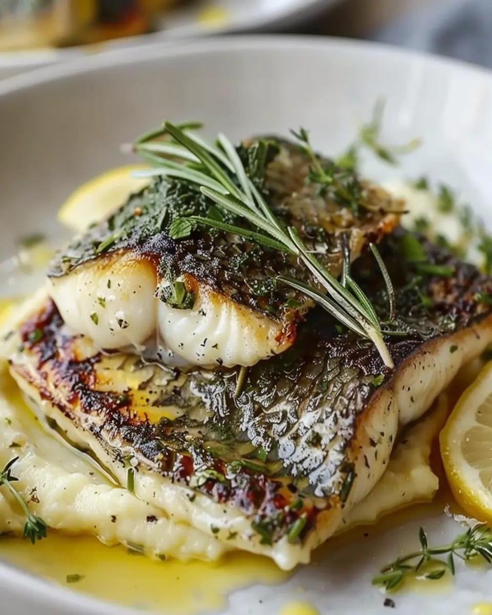 Grilled Sea Bass with Herb Butter: A Juicy Delight at Home