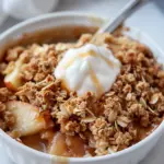 Healthy High Protein Apple Crisp