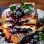 Blueberry Cheesecake Stuffed French Toast