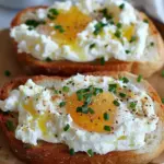 Easy 6-Ingredient Egg and Ricotta Toast