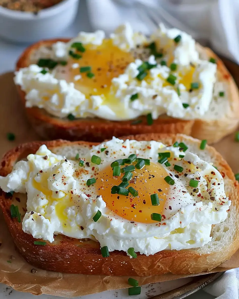 Easy Egg and Ricotta Toast: A Quick and Delicious Breakfast Delight