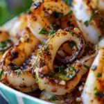 Garlic Parsley Grilled Squid Tapas
