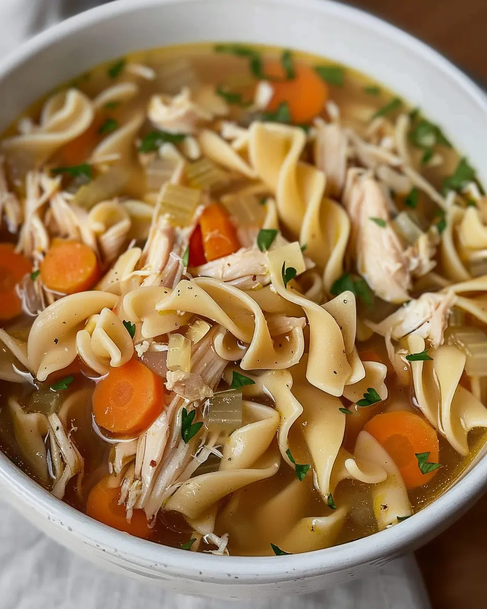 Chicken Noodle Soup Crock Pot Recipe: Easy Comfort Food Delight