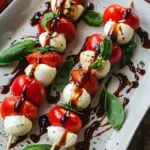Valentine’s Caprese Skewers