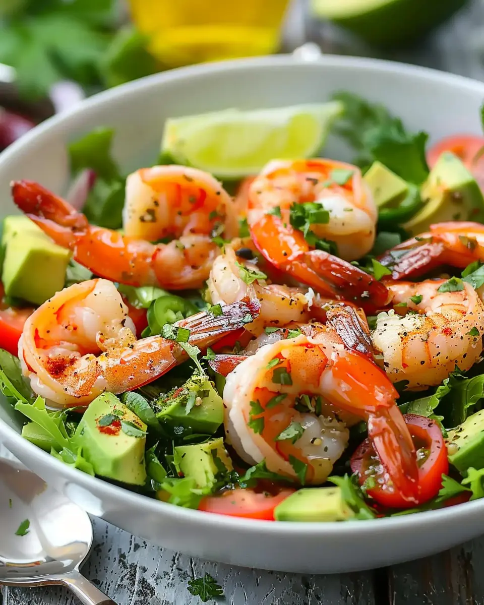 Spicy Shrimp Avocado Salad: A Refreshingly Zesty Delight