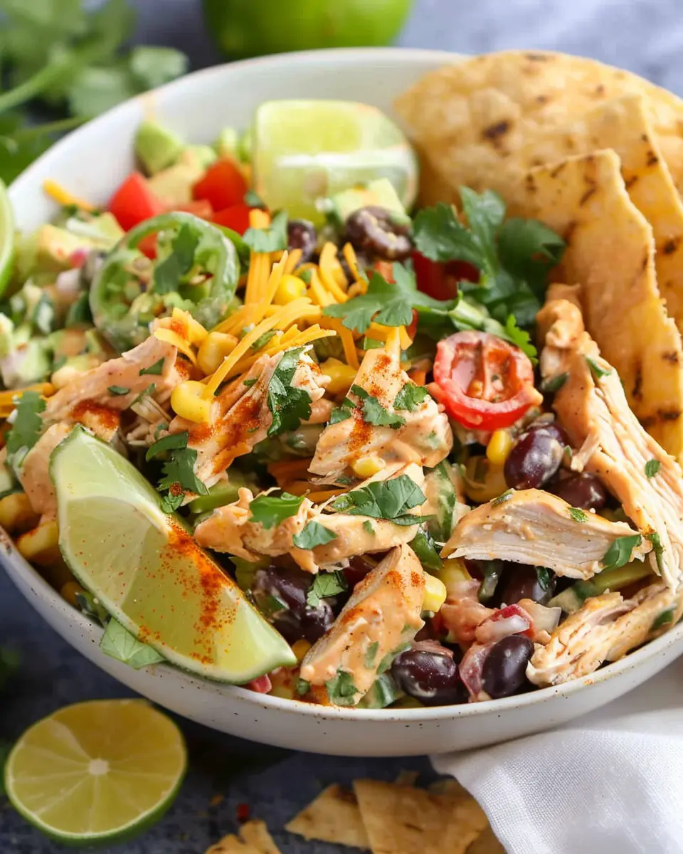 Southwest Chicken Salad: A Fresh, Easy Twist with Turkey Bacon