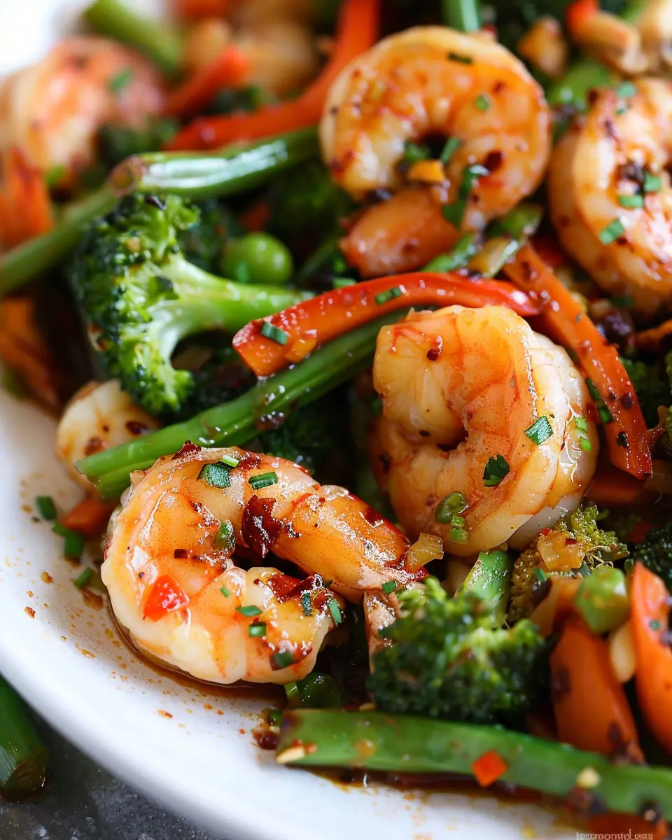 15-Minute Spicy Shrimp And Vegetable Stir-Fry: Easy Weeknight Delight