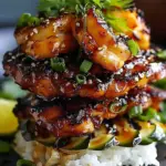 Hawaiian Huli Huli Chicken Stack