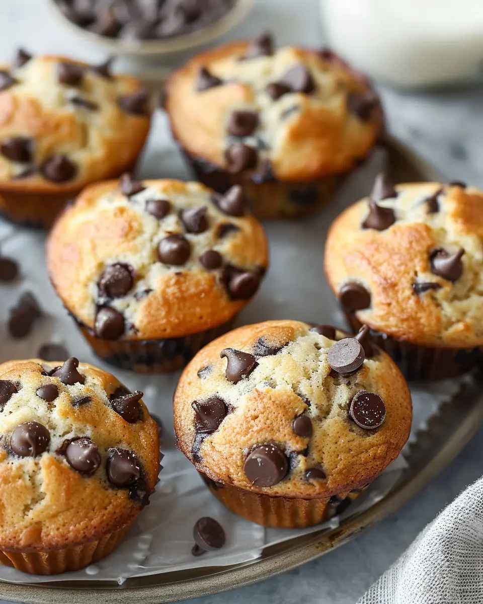 Healthy Banana Chocolate Chip Cottage Cheese Muffins You’ll Love