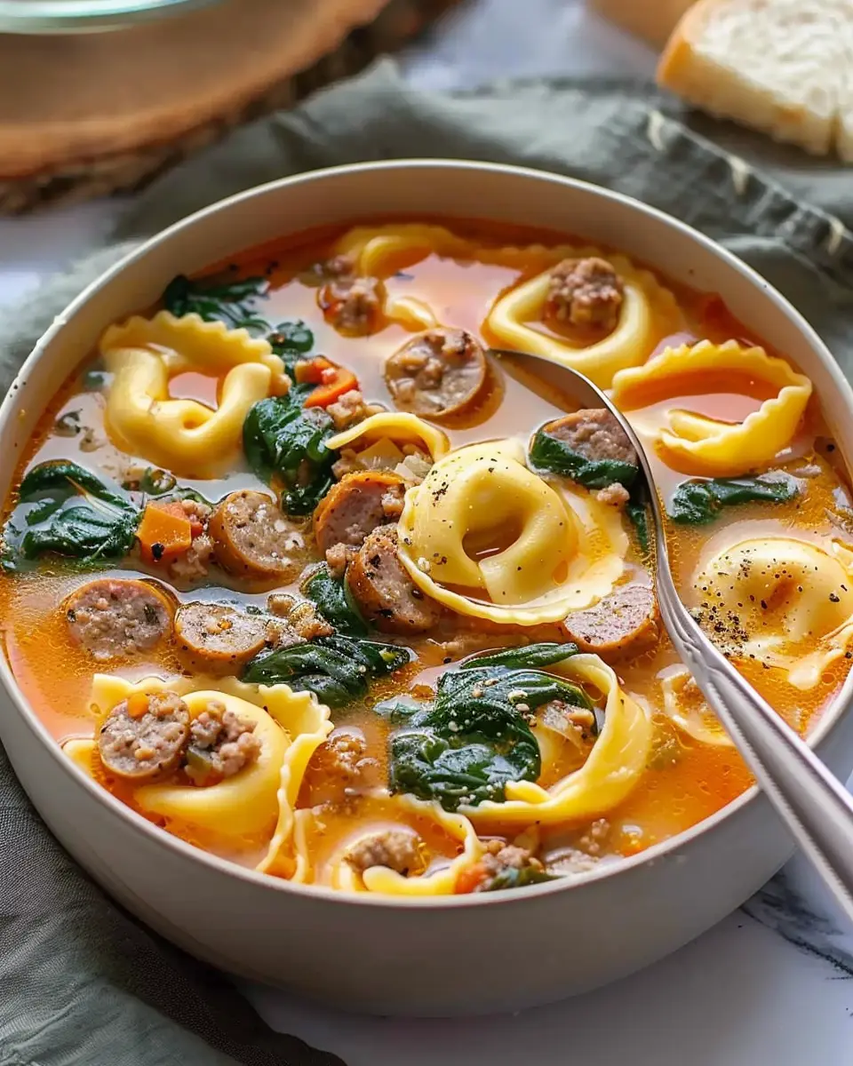 Butternut Squash Sausage Tortellini Soup: Easy Comfort Recipe