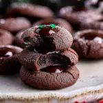 Chocolate Thumbprint Cookies