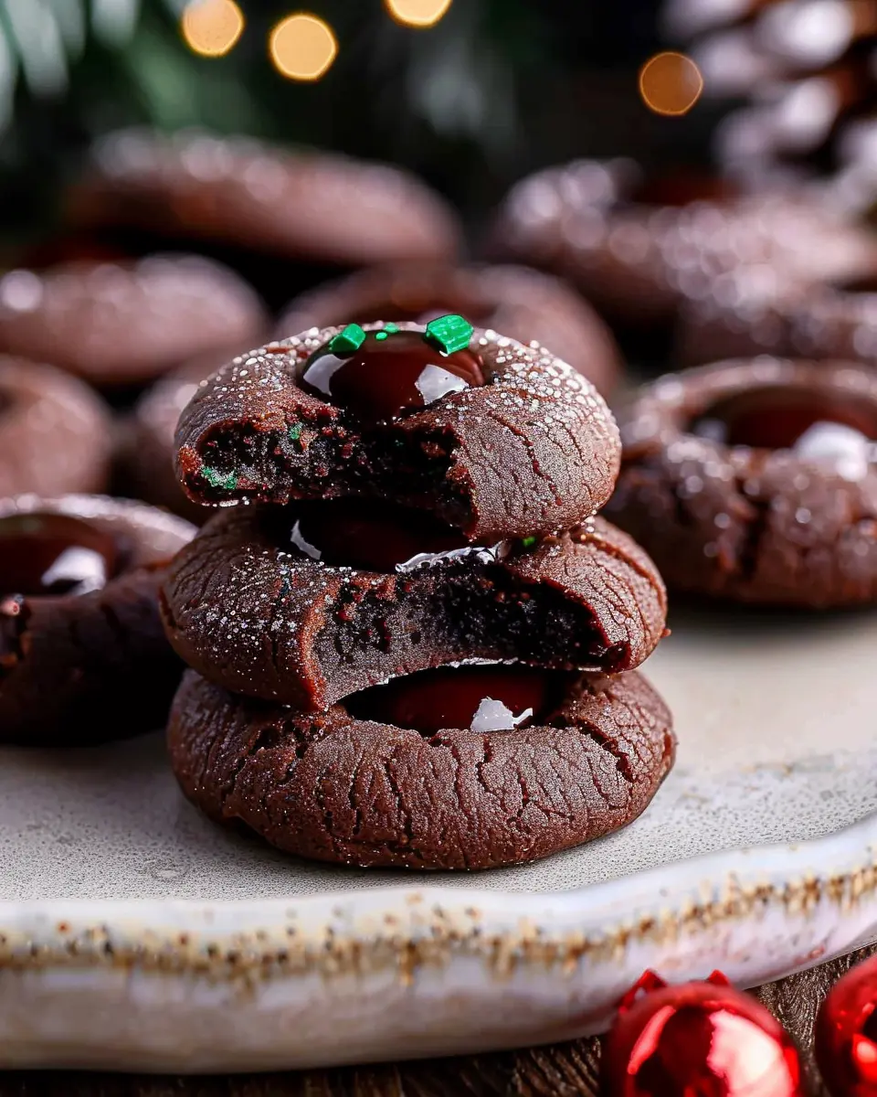 Chocolate Thumbprint Cookies: The Best Indulgent Treat for Home Bakers