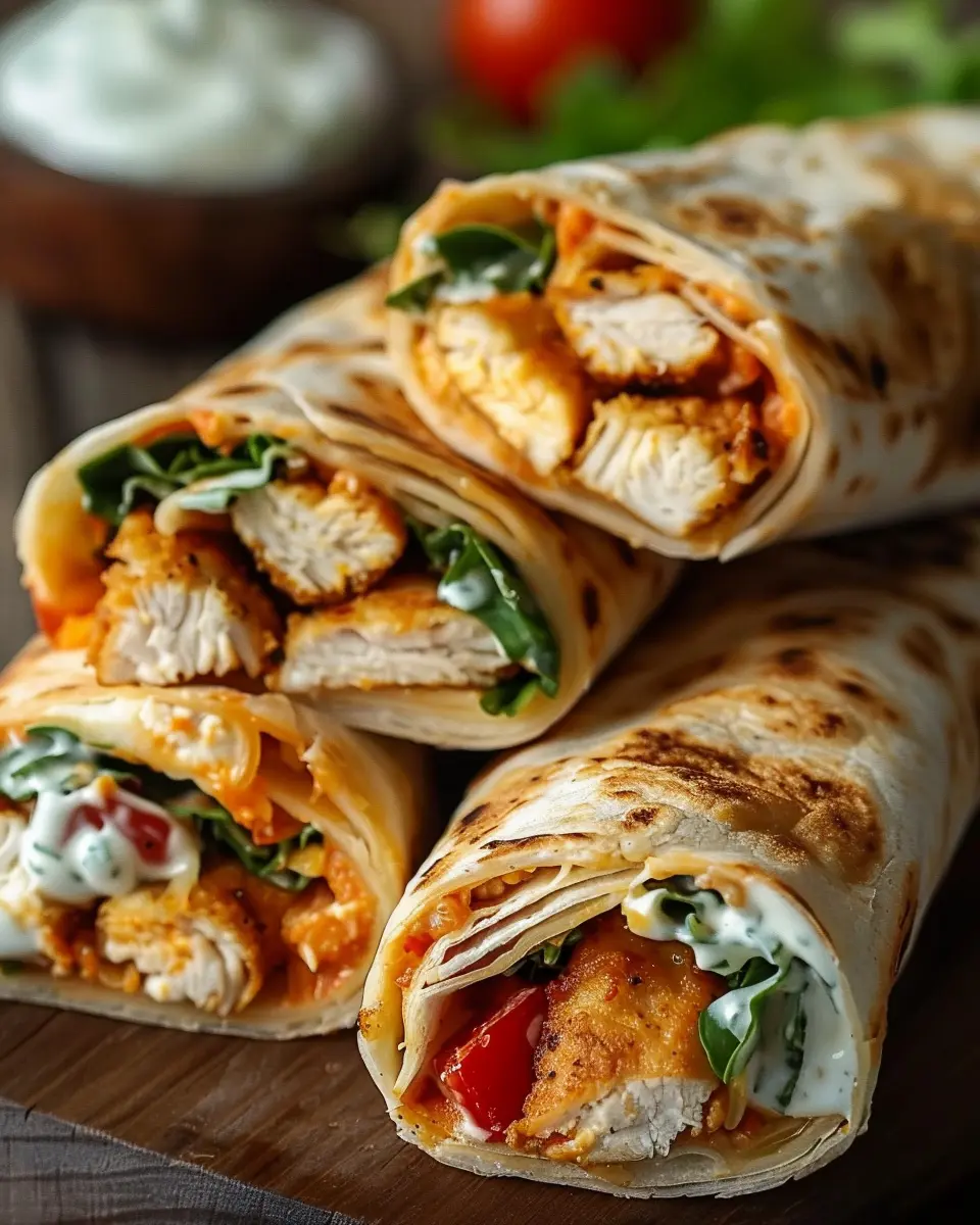Crispy Air Fryer Chicken Mozzarella Wraps: Easy &amp; Irresistible Delight