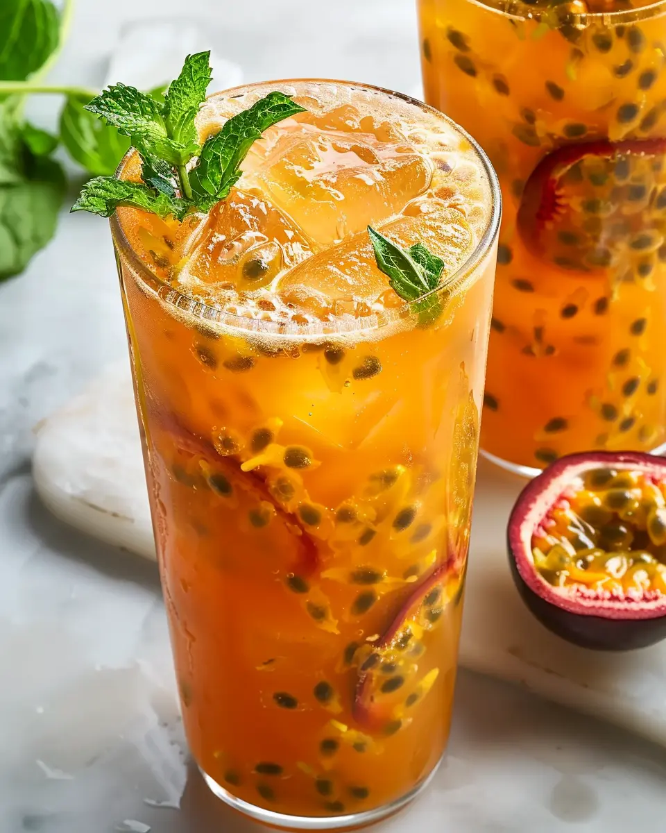 Passion Fruit Iced Tea: A Refreshing Twist for Your Summer Days