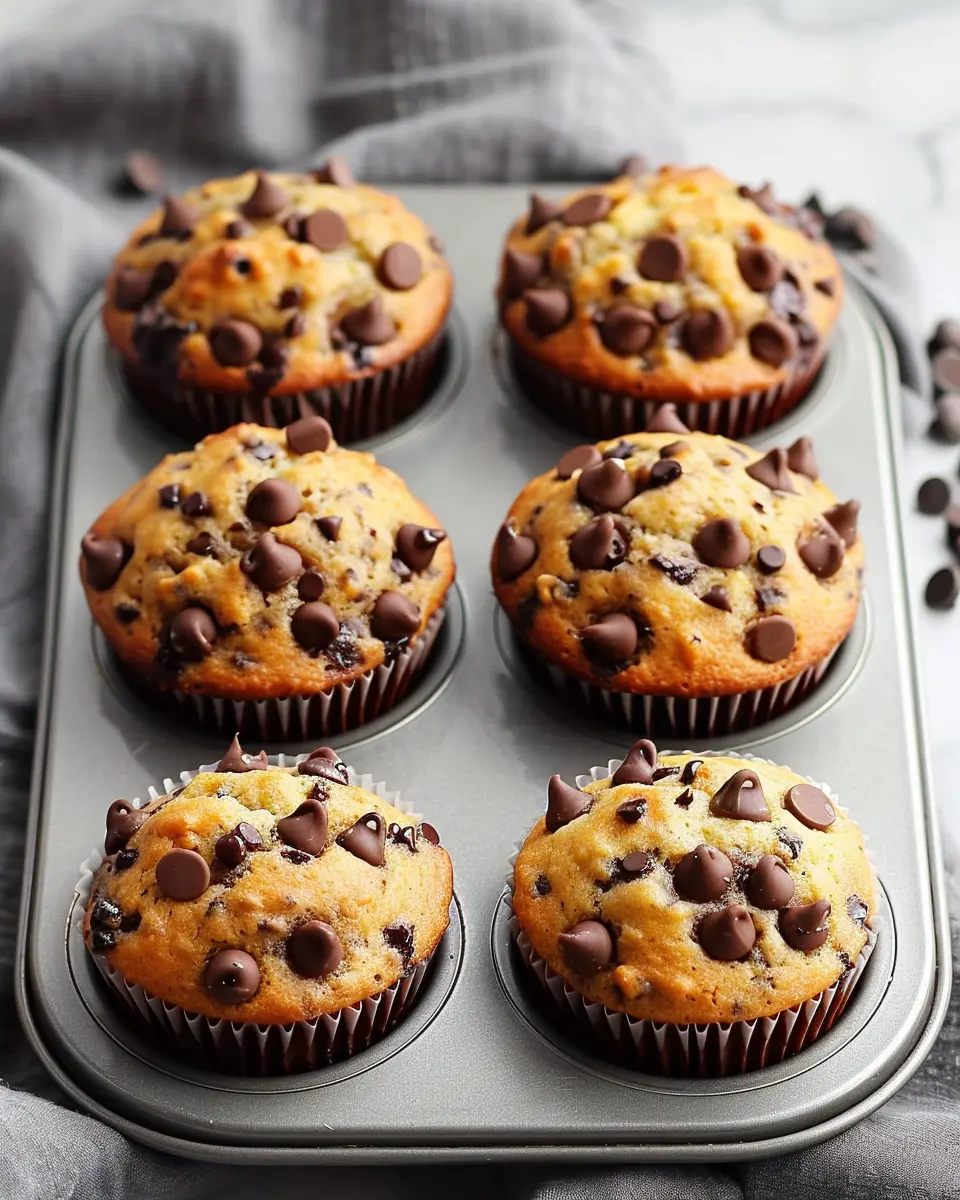 Banana Chocolate Chip Protein Muffins for Easy Guilt-Free Indulgence