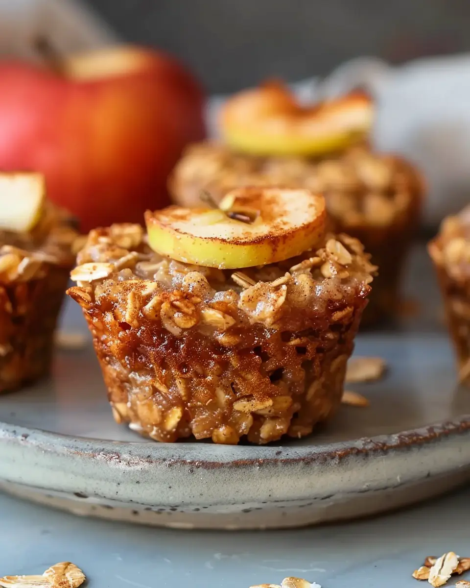 Tasty Baked Apple Cinnamon Oatmeal Cups: A Delightful Morning Treat