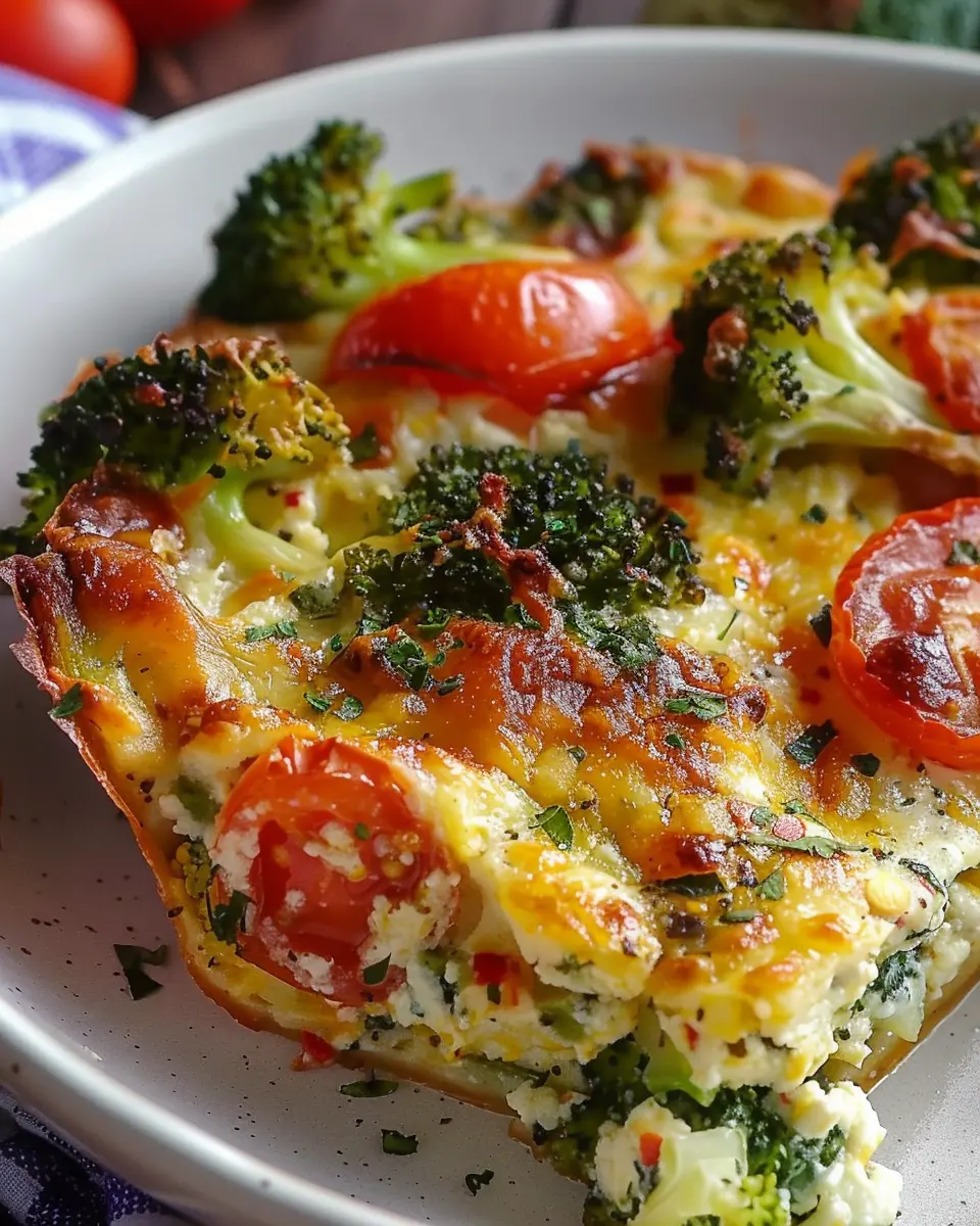 High-Protein Veggie Bake: Easy Comfort Food with Cottage Cheese