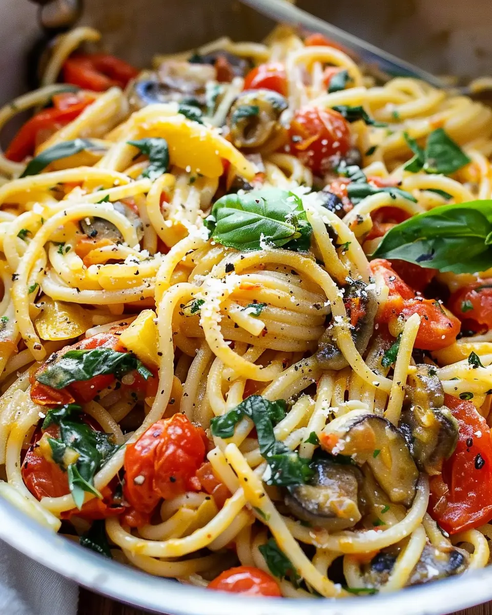 One Pot Veggie Pasta: Easy, Healthy Dinner for Busy Nights