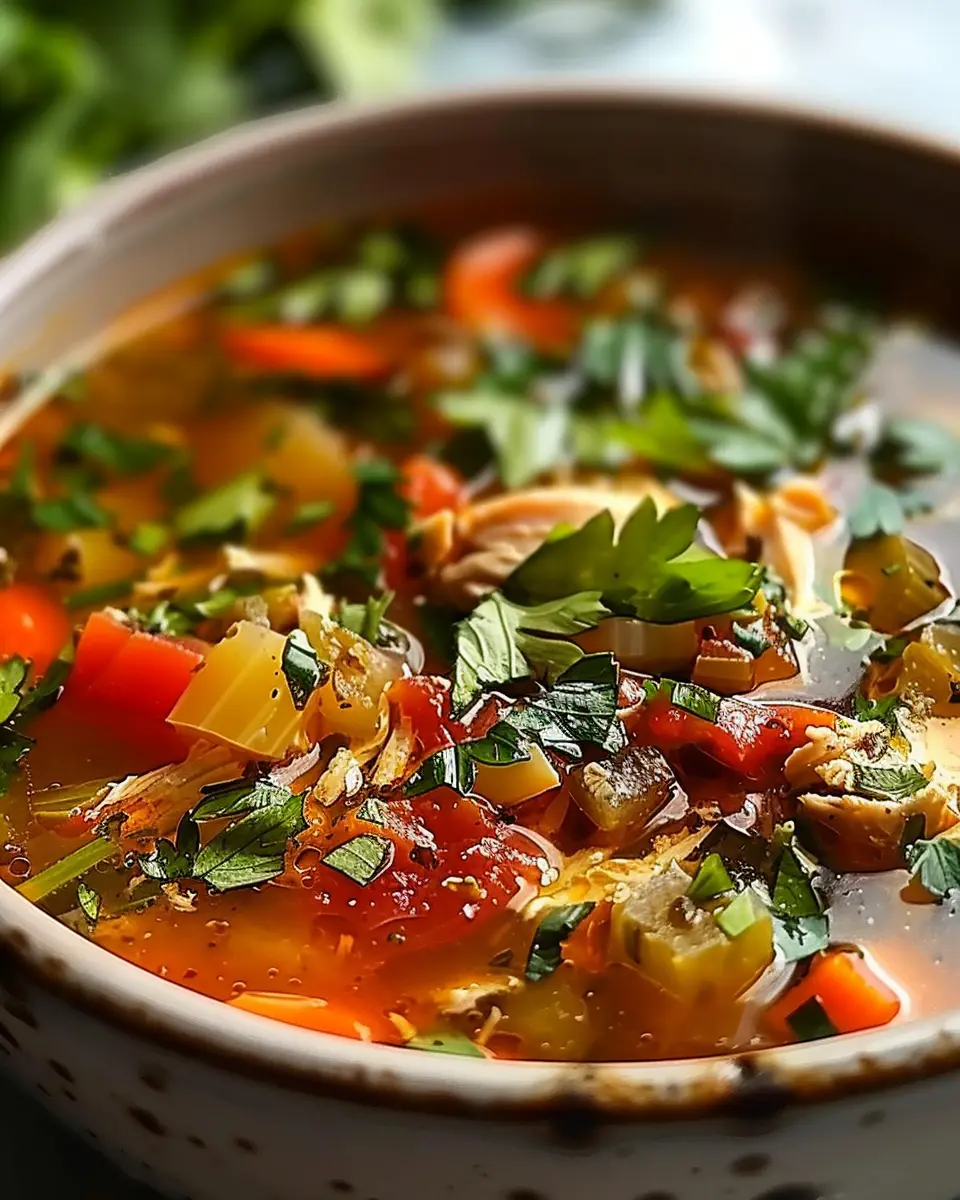 Mediterranean Chicken Soup: A Satisfying Twist on Tradition