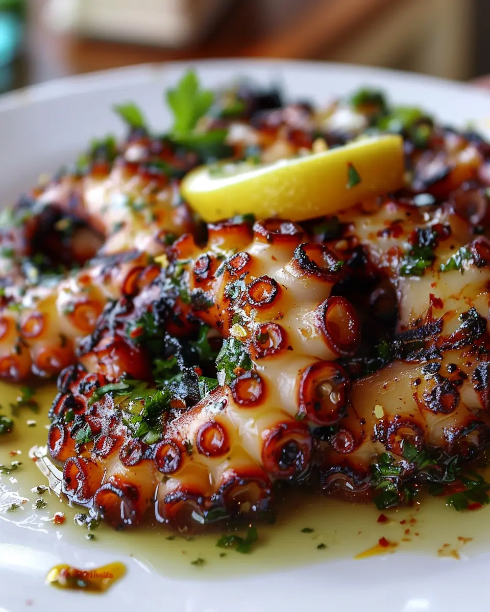 Tender Grilled Octopus: Easy Seafood Dish in Just 3 Steps