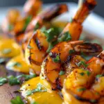 Grilled Shrimp With Spicy Mango Lime Coulis