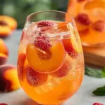 Chilled Peach Moscato Sangria