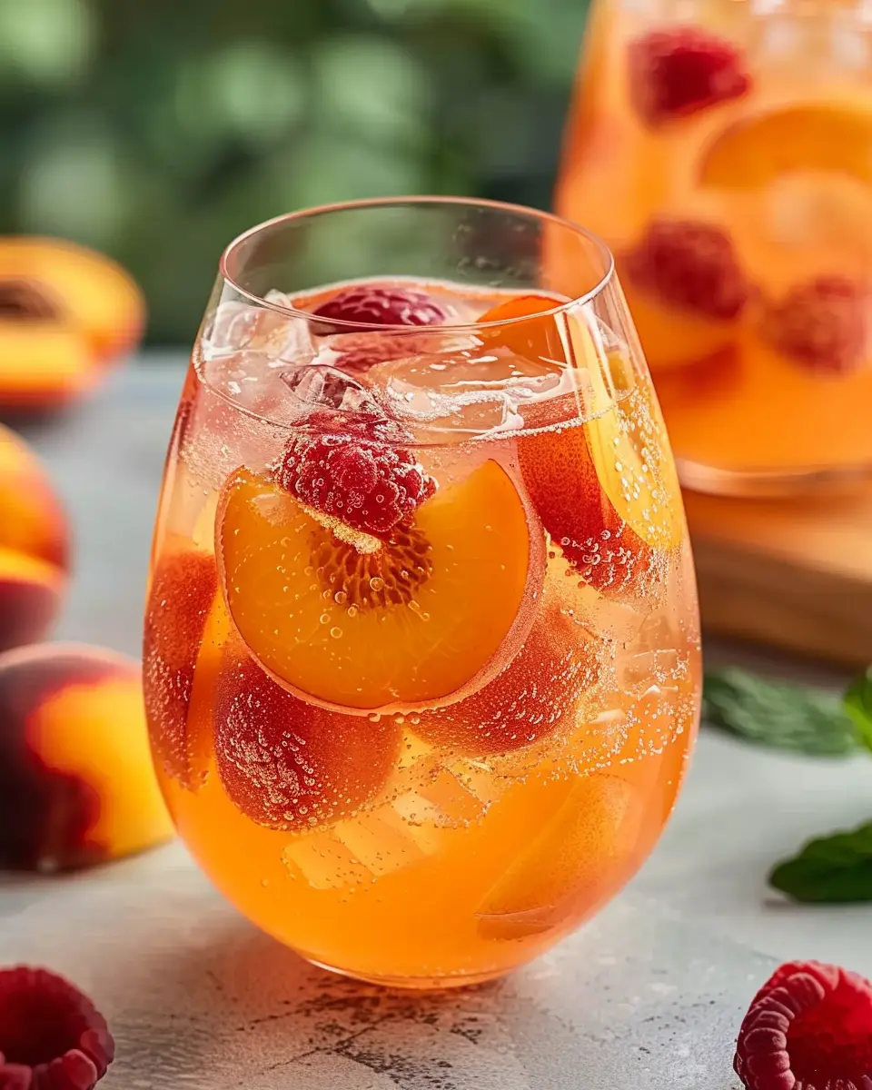 Chilled Peach Moscato Sangria: The Best Summer Refreshment